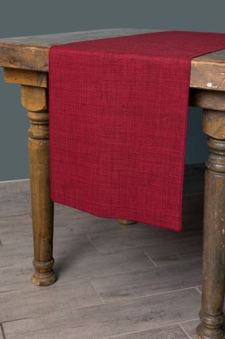 Jute Crimson table runner